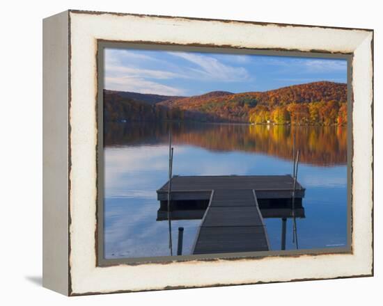 Lake Waramaug, Connecticut, New England, USA-Demetrio Carrasco-Framed Premier Image Canvas