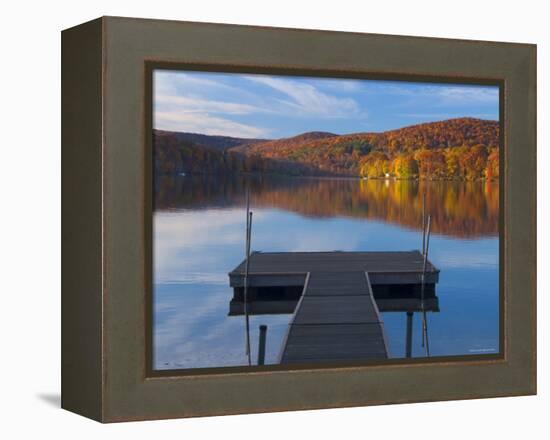 Lake Waramaug, Connecticut, New England, USA-Demetrio Carrasco-Framed Premier Image Canvas