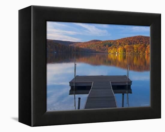 Lake Waramaug, Connecticut, New England, USA-Demetrio Carrasco-Framed Premier Image Canvas