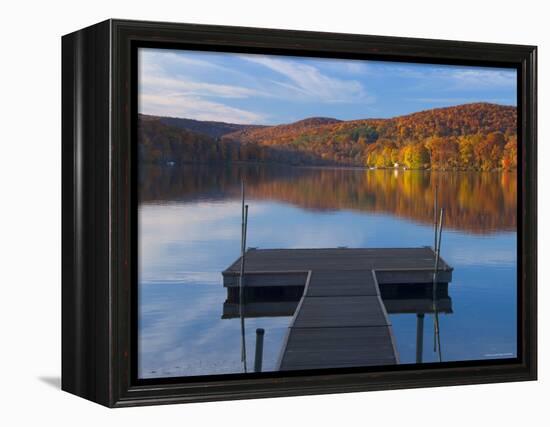 Lake Waramaug, Connecticut, New England, USA-Demetrio Carrasco-Framed Premier Image Canvas