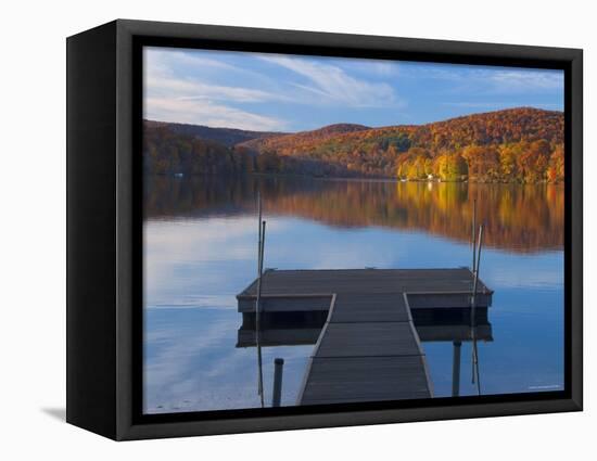 Lake Waramaug, Connecticut, New England, USA-Demetrio Carrasco-Framed Premier Image Canvas