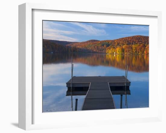 Lake Waramaug, Connecticut, New England, USA-Demetrio Carrasco-Framed Photographic Print