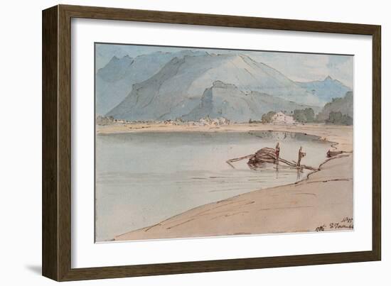 Lake Windermere, 1786-Francis Towne-Framed Giclee Print