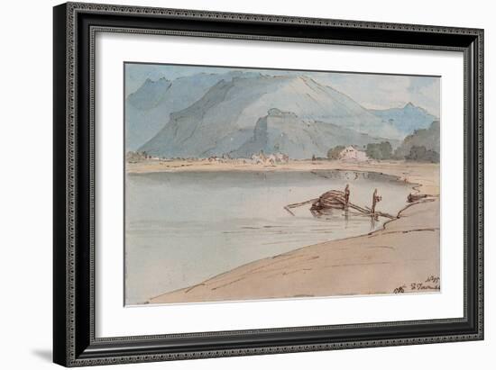 Lake Windermere, 1786-Francis Towne-Framed Giclee Print
