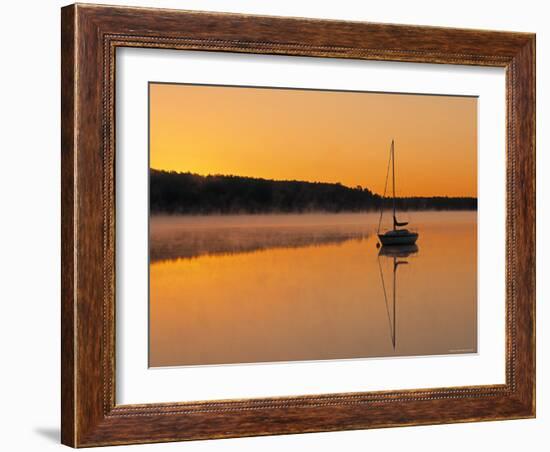 Lake Winnipesaukee, Lakes Region, New Hampshire, USA-Walter Bibikow-Framed Photographic Print