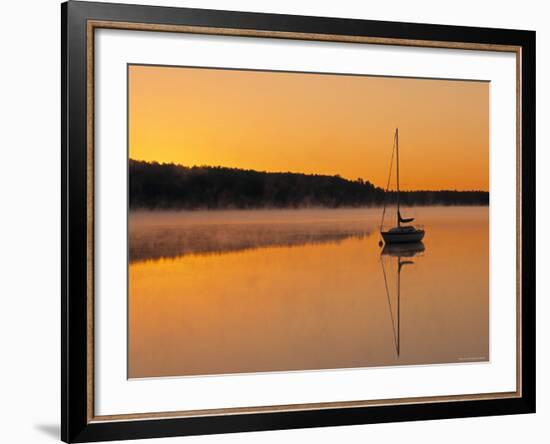 Lake Winnipesaukee, Lakes Region, New Hampshire, USA-Walter Bibikow-Framed Photographic Print