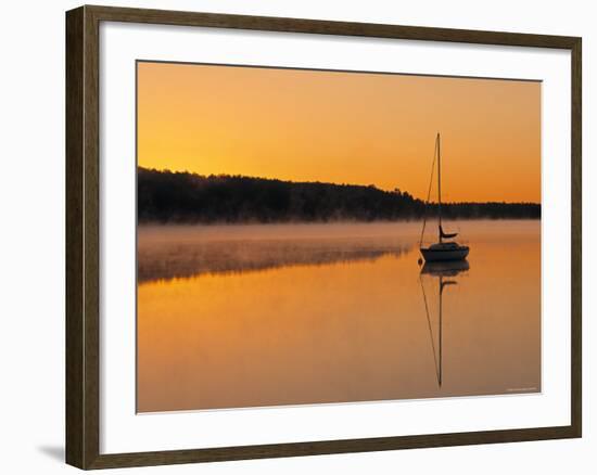 Lake Winnipesaukee, Lakes Region, New Hampshire, USA-Walter Bibikow-Framed Photographic Print