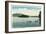 Lake Winnipesaukee, Maine - Lake View of the Belknap Mountains-Lantern Press-Framed Art Print