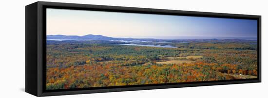 Lake Winnipesaukee, New Hampshire, USA-Walter Bibikow-Framed Premier Image Canvas