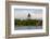 Lake with view of South Dakota State Capitol and complex, Pierre, South Dakota, built between 19...-null-Framed Photographic Print