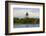 Lake with view of South Dakota State Capitol and complex, Pierre, South Dakota, built between 19...-null-Framed Photographic Print