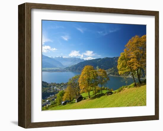 Lake Zeller See , Thumersbach, Pinzgau in Salzburger Land, Austria-Katja Kreder-Framed Photographic Print