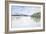 Lakefront Watercolor-Lora Gold-Framed Premium Giclee Print