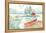 Lakehouse II Red-Anne Tavoletti-Framed Stretched Canvas