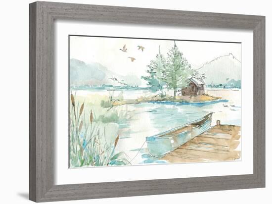 Lakehouse II-Anne Tavoletti-Framed Art Print