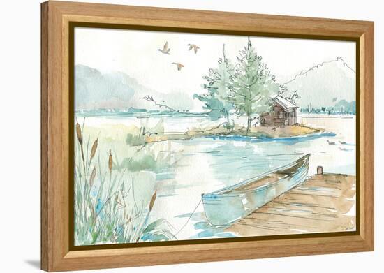 Lakehouse II-Anne Tavoletti-Framed Stretched Canvas