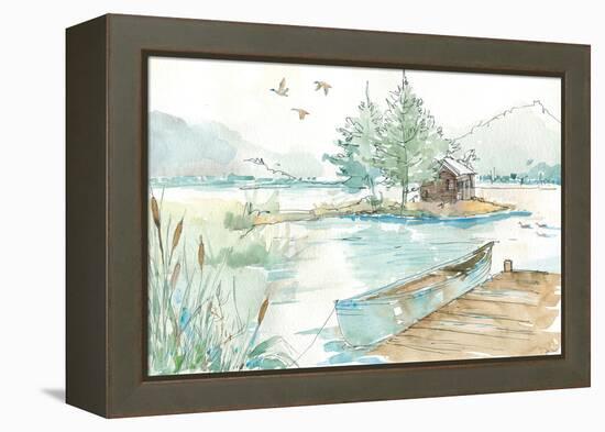 Lakehouse II-Anne Tavoletti-Framed Stretched Canvas