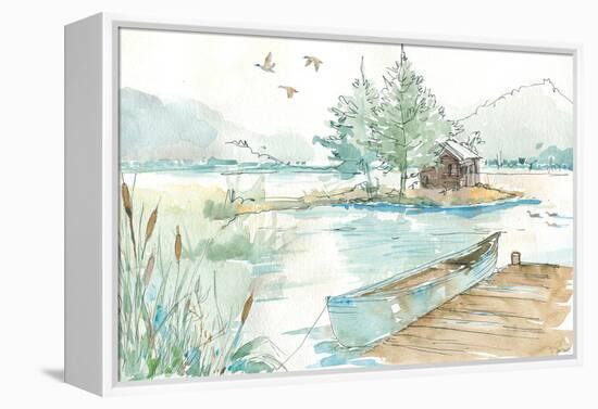 Lakehouse II-Anne Tavoletti-Framed Stretched Canvas