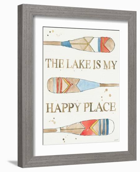 Lakehouse III Red-Anne Tavoletti-Framed Art Print