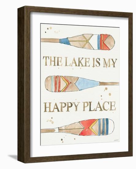 Lakehouse III Red-Anne Tavoletti-Framed Art Print