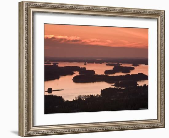 Lakes and Islands, Kuopio, Eastern Lakeland, Finland-Doug Pearson-Framed Photographic Print