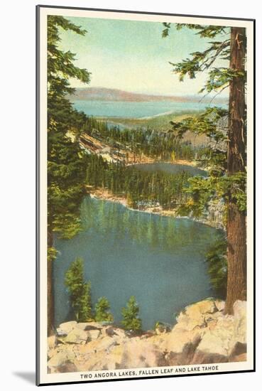 Lakes Near Lake Tahoe-null-Mounted Art Print