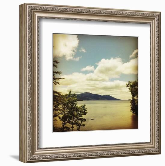 Lakescape Lake George-Gizara-Framed Art Print