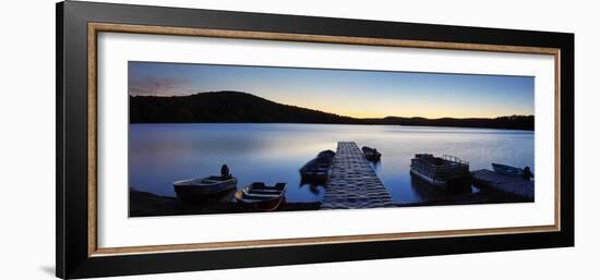 Lakescape Panorama I-James McLoughlin-Framed Photographic Print
