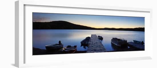 Lakescape Panorama I-James McLoughlin-Framed Photographic Print