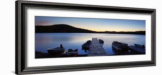 Lakescape Panorama I-James McLoughlin-Framed Photographic Print