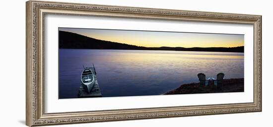 Lakescape Panorama II-James McLoughlin-Framed Photographic Print