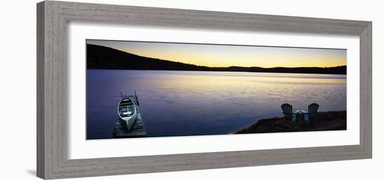 Lakescape Panorama II-James McLoughlin-Framed Photographic Print