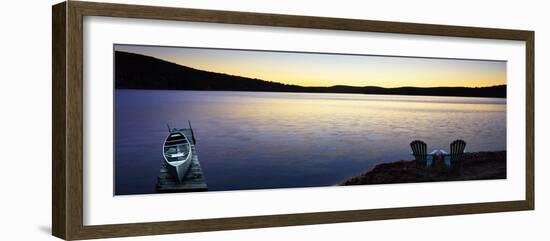 Lakescape Panorama II-James McLoughlin-Framed Photographic Print