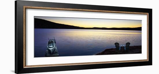 Lakescape Panorama II-James McLoughlin-Framed Photographic Print