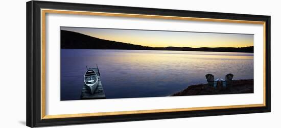 Lakescape Panorama II-James McLoughlin-Framed Photographic Print