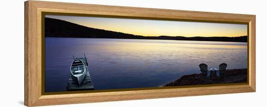 Lakescape Panorama II-James McLoughlin-Framed Premier Image Canvas