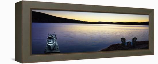 Lakescape Panorama II-James McLoughlin-Framed Premier Image Canvas