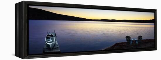 Lakescape Panorama II-James McLoughlin-Framed Premier Image Canvas