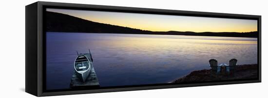 Lakescape Panorama II-James McLoughlin-Framed Premier Image Canvas