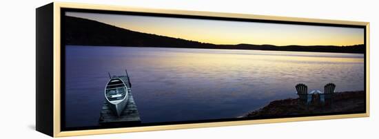 Lakescape Panorama II-James McLoughlin-Framed Premier Image Canvas