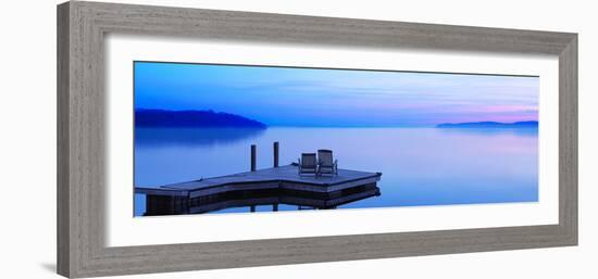 Lakescape Panorama III-James McLoughlin-Framed Photographic Print