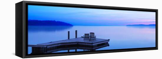 Lakescape Panorama III-James McLoughlin-Framed Premier Image Canvas