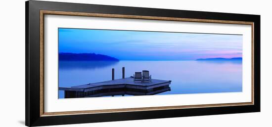 Lakescape Panorama IV-James McLoughlin-Framed Photographic Print