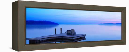 Lakescape Panorama IV-James McLoughlin-Framed Premier Image Canvas