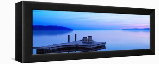 Lakescape Panorama IV-James McLoughlin-Framed Premier Image Canvas