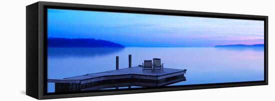 Lakescape Panorama IV-James McLoughlin-Framed Premier Image Canvas