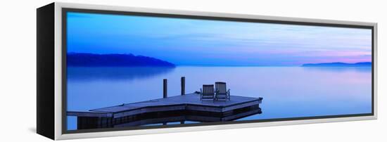 Lakescape Panorama IV-James McLoughlin-Framed Premier Image Canvas