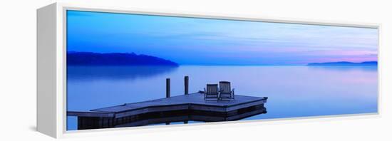 Lakescape Panorama IV-James McLoughlin-Framed Premier Image Canvas