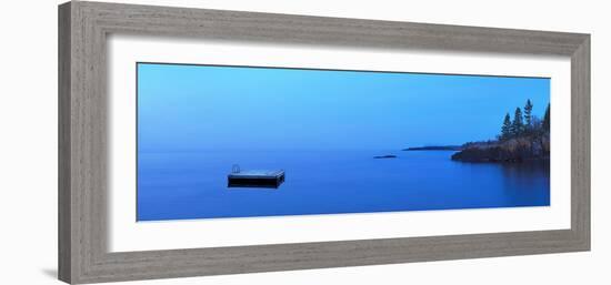 Lakescape Panorama X-James McLoughlin-Framed Photographic Print