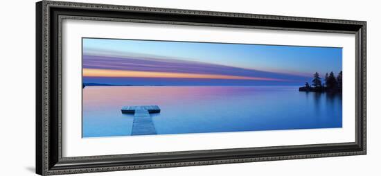 Lakescape Panorama XI-James McLoughlin-Framed Photographic Print